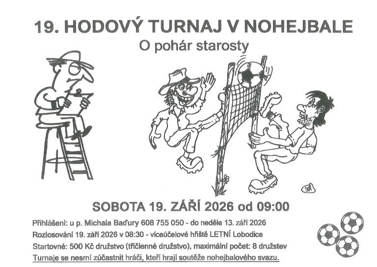 Hodový turnaj v nohejbale.