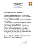 Upozornění - Úplná uzavírka silnice na Tovačov (oprava železničního přejezdu)